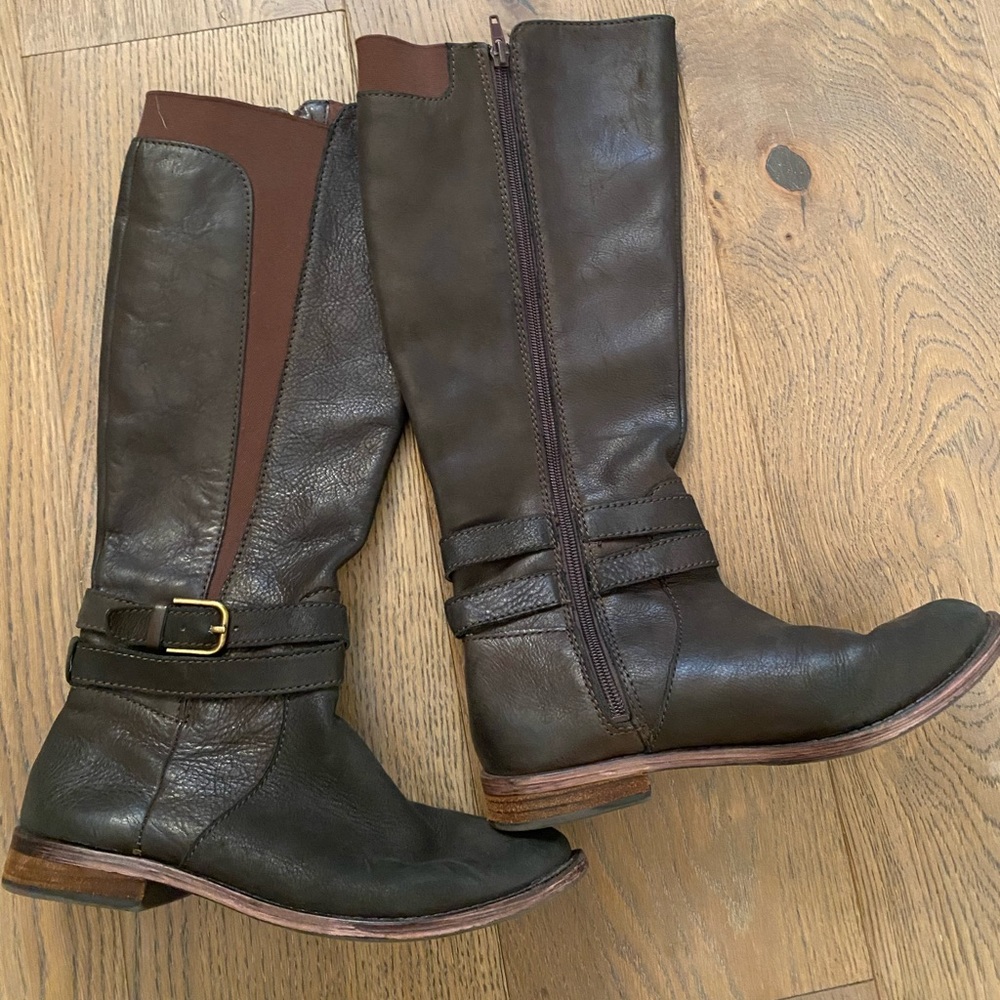 Lucky brand leather boots